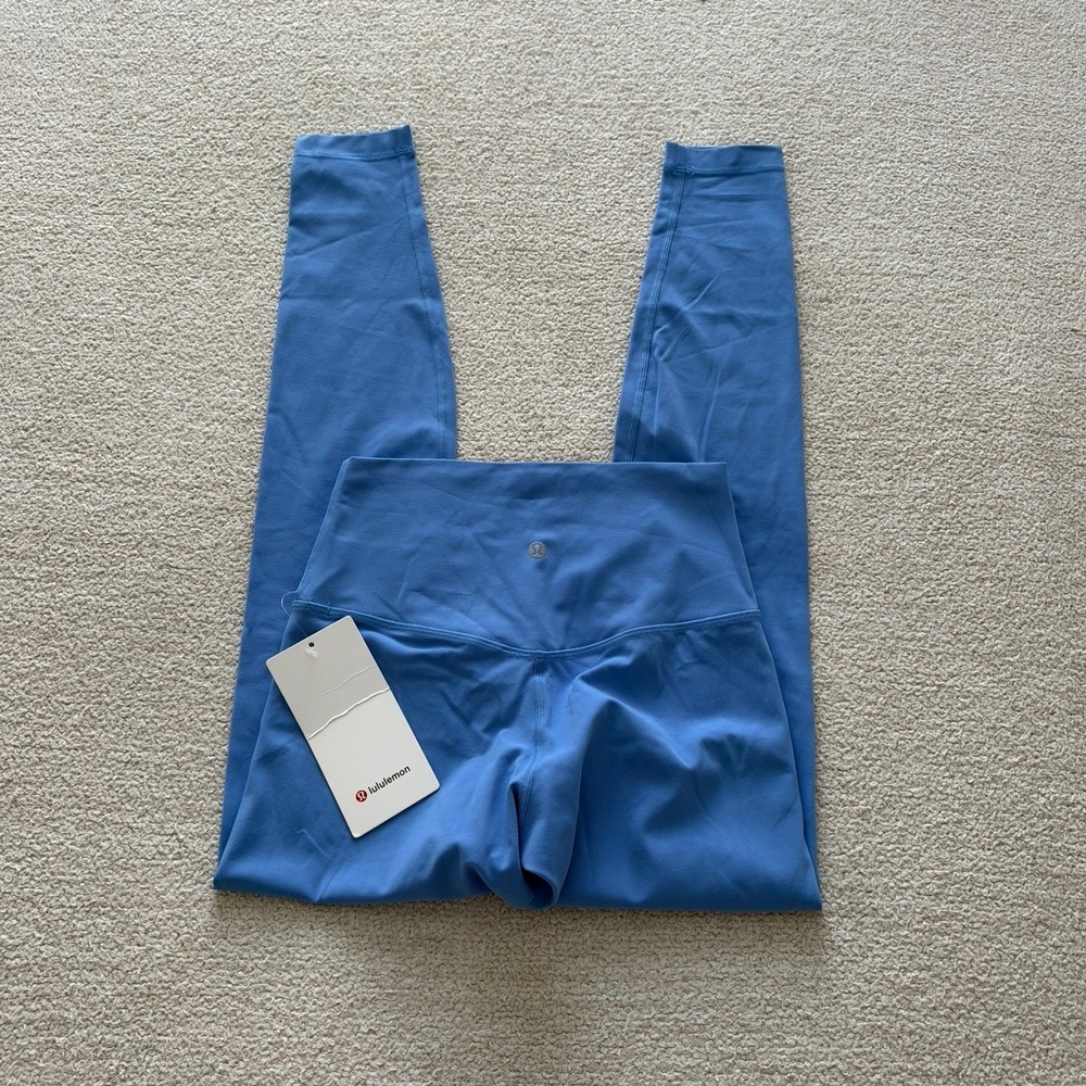NWT lululemon Align No-Line HR Pant 28" size 6 in Pool Party